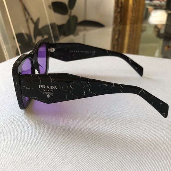 Prada abstract style sunglasses purple lens PR 08YS - Picture 7 of 9